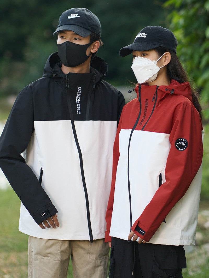 Outdoor Travel Windproof And Waterproof Mountaineering Camping Unisex Jacket Trendy - Image 2
