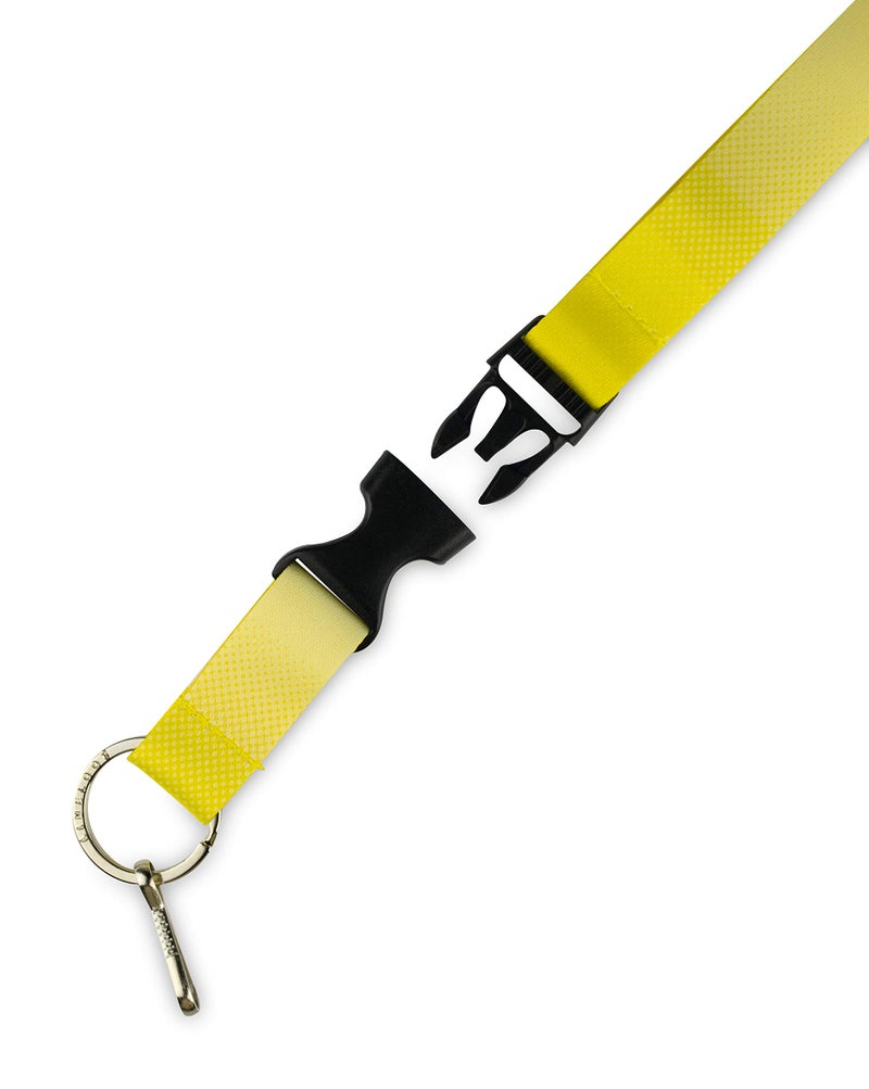 Limeloot Yellow Lanyard for ID Badges, Keys, and Accessories - Premium design with Buckle and Key Chain Holder - Image 3