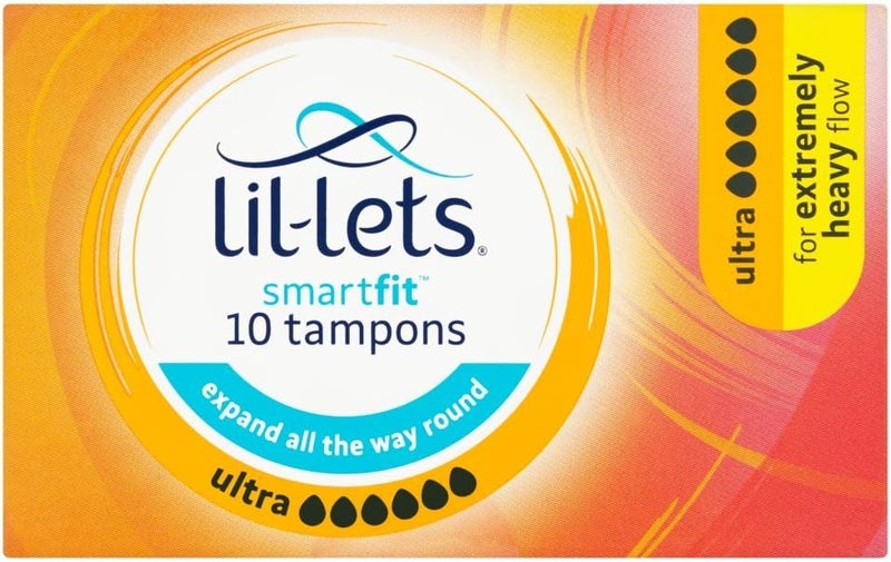 Lil-Lets Smartfit Ultra Tampons - 10 Count for Extremely Heavy Flow - Image 1