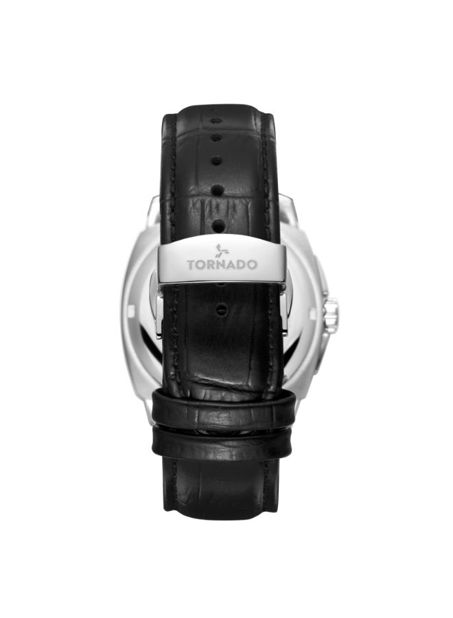 TORNADO Men's Stainless Steel Automatic Watch T7316-SLBB - 42 mm  - Image 3