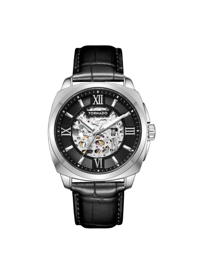 TORNADO Men's Stainless Steel Automatic Watch T7316-SLBB - 42 mm  - Image 1