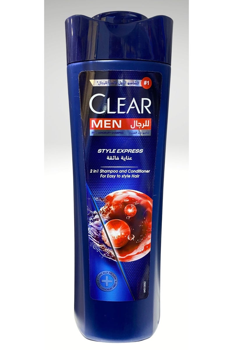 Clear Men 2 in 1 Anti-Dandruff Shampoo Extra Care 400ml - Image 1