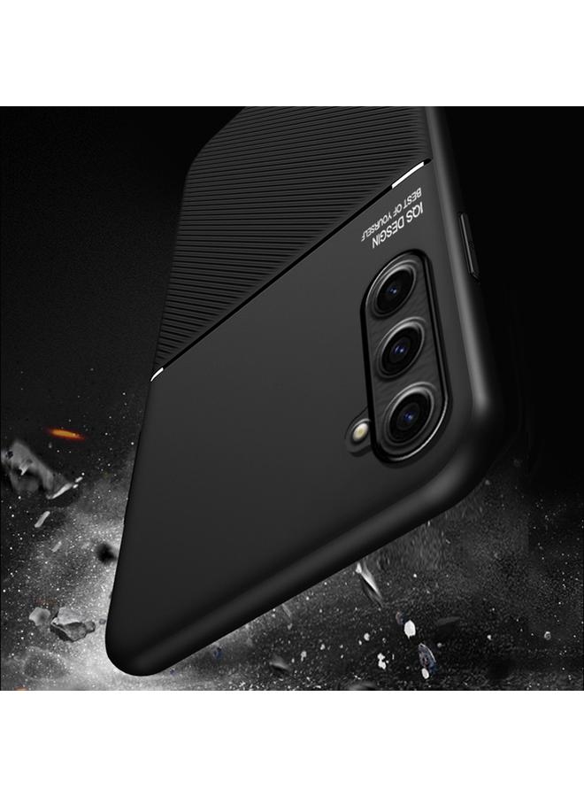 اس-توب جراب لهاتف Samsung Galaxy S23 FE 5G كلاسيكي مائل بحبيبات مغناطيسية مقاومة للصدمات من البولي كربونات + جراب هاتف TPU - Image 4