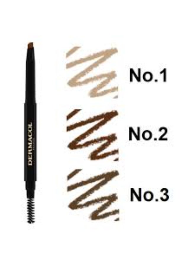Dermacol Eyebrow Perfector Pencil 02 3g - Image 2