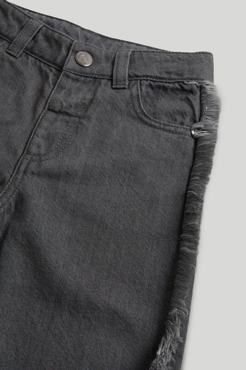mothercare Grey Barrel-Leg Denim Jeans - Image 2