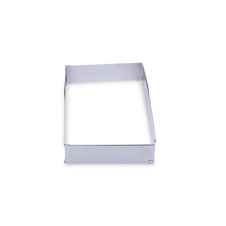 Pan Home حلقة كعكة دورا القابلة للتوسيع | كروم | 28X5X17.7 سم - Image 3