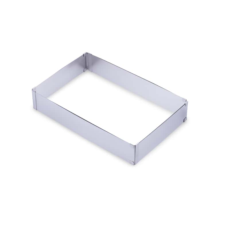 Pan Home حلقة كعكة دورا القابلة للتوسيع | كروم | 28X5X17.7 سم - Image 2