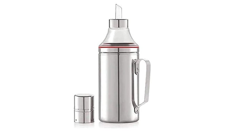 Generic Stainless Steel Oil Dispenser – Premium Oil Cruet with Precision Pour Spout – Leak-Proof, Easy to Clean – Ideal for Cooking, Salad Dressings, and More 1000 ml (1) - Image 1