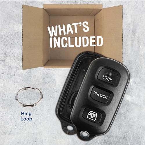 KeylessOption Key Fob Cover Case Replacement for 1999 2000 2001 2002 2003 2004 2005 2006 2007 2008 2009 Toyota Sequoia 4Runner Remote Shell, HYQ12BBX HYQ12BAN HYQ1512Y, No Programming Necessary - Image 2