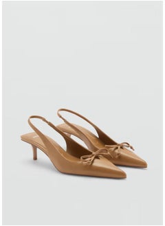 MANGO Casual Kitten With Bow Detail Shoes  - Image 2