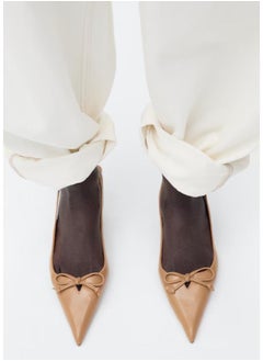 MANGO Casual Kitten With Bow Detail Shoes  - Image 5