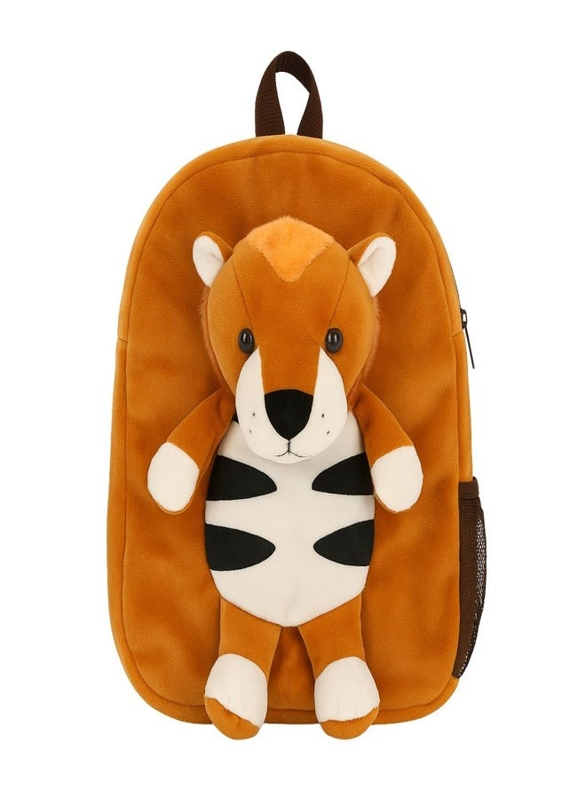 GT Gungun Toys Kids Lion Plush Backpack - Soft Stuffed Animal Backpack with Lion Toy, Adorable Tiger Backpack for Toddlers, Preschool Boys & Girls, Gift for Birthdays, Christmas, Baby Showers - Image 1