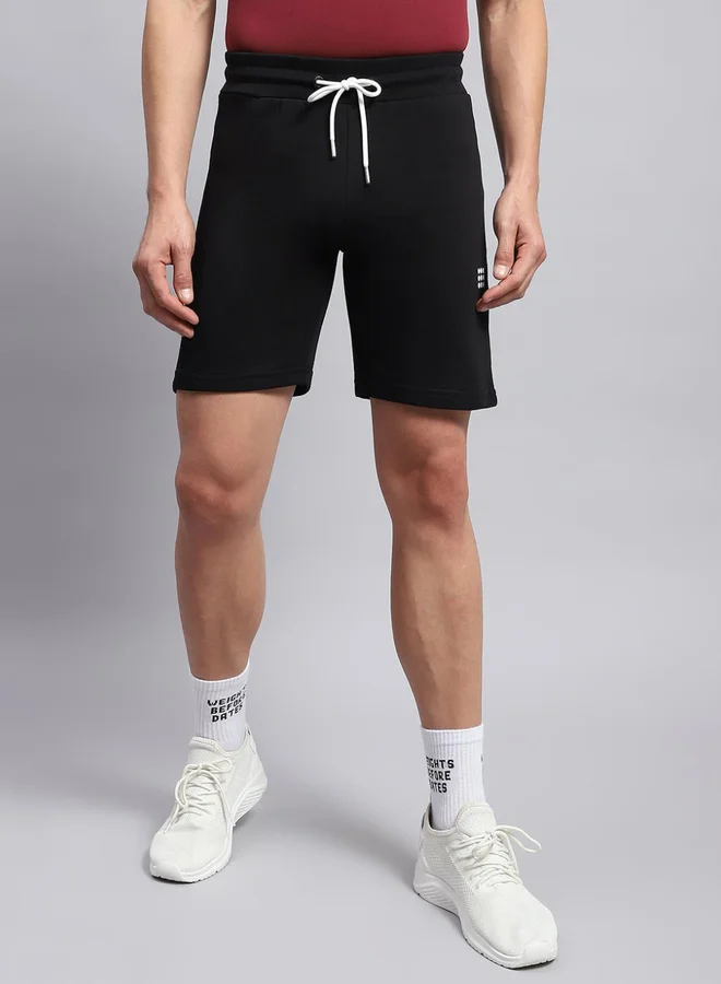 Rock.it Rock.it Men Black Plain Short Shorts