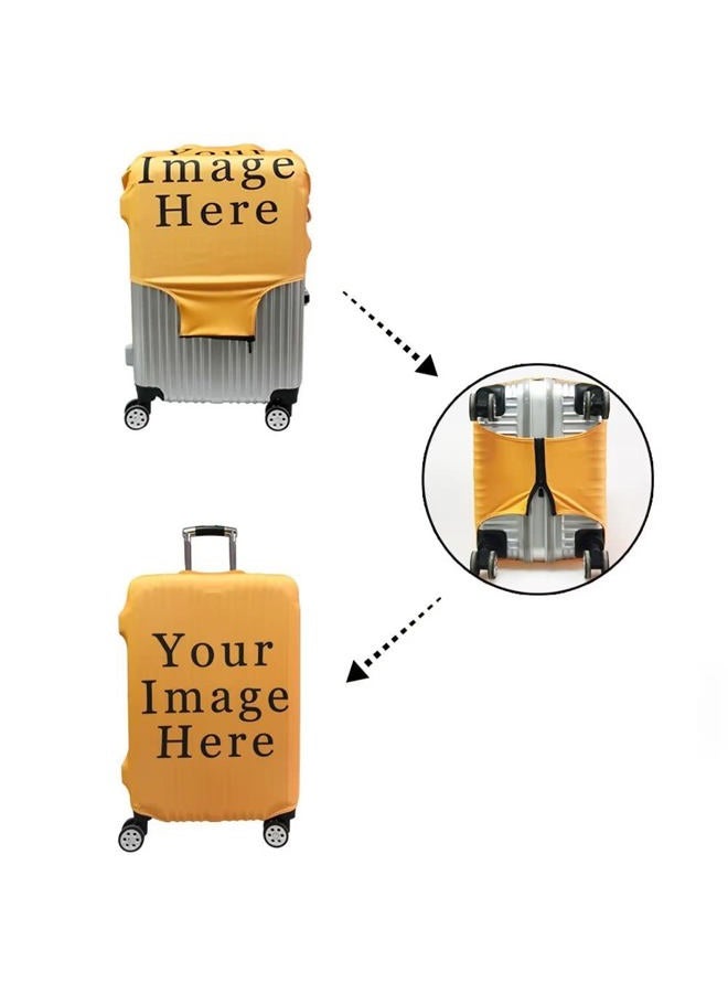 TODIYADDU Line Big Rose Trolley Case Protective Covers All-inclusive Model Stretchable Scratch-resistant Luggage Cover for Travel Box Reusable Dust Cover for Luggage, S - Image 3