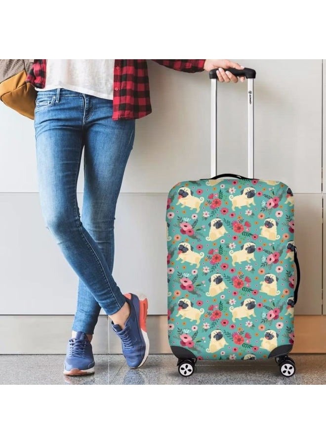 TODIYADDU Line Big Rose Trolley Case Protective Covers All-inclusive Model Stretchable Scratch-resistant Luggage Cover for Travel Box Reusable Dust Cover for Luggage, S - Image 5