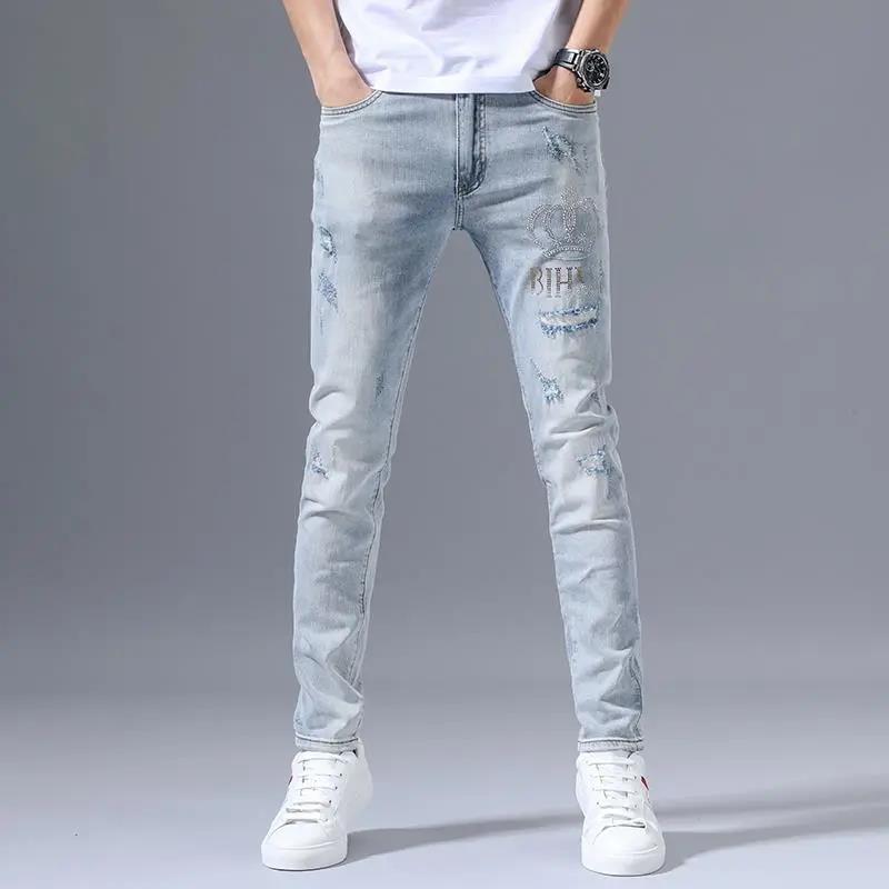 Unisex Casual Daily Denim Jeans - Image 3