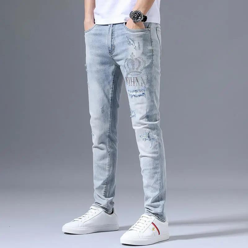 Unisex Casual Daily Denim Jeans - Image 4
