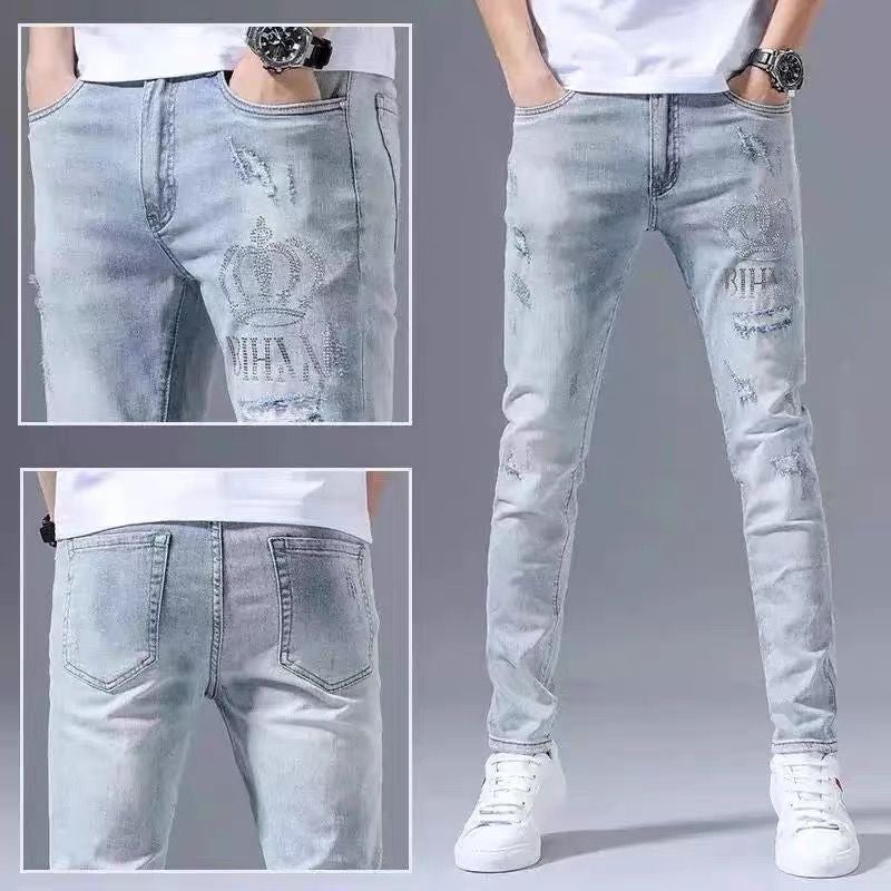 Unisex Casual Daily Denim Jeans - Image 2