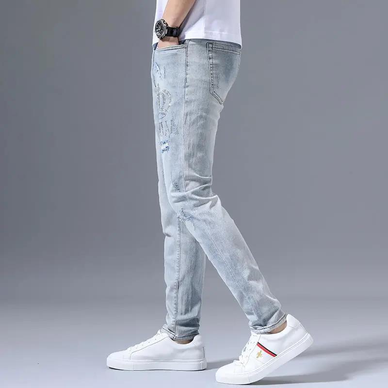 Unisex Casual Daily Denim Jeans - Image 5