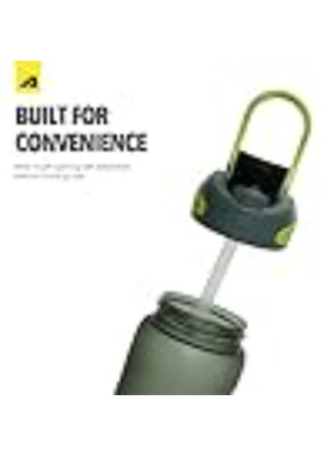 Boldfit Sipper Water Bottle for Adults & Kids 1L Plastic Sipper Bottle with Straw Leakproof BPA Free Reusable Drinking Bottle for Gym, School, Office, Sports, Cycling & Travel for Men Women Kids - Image 3