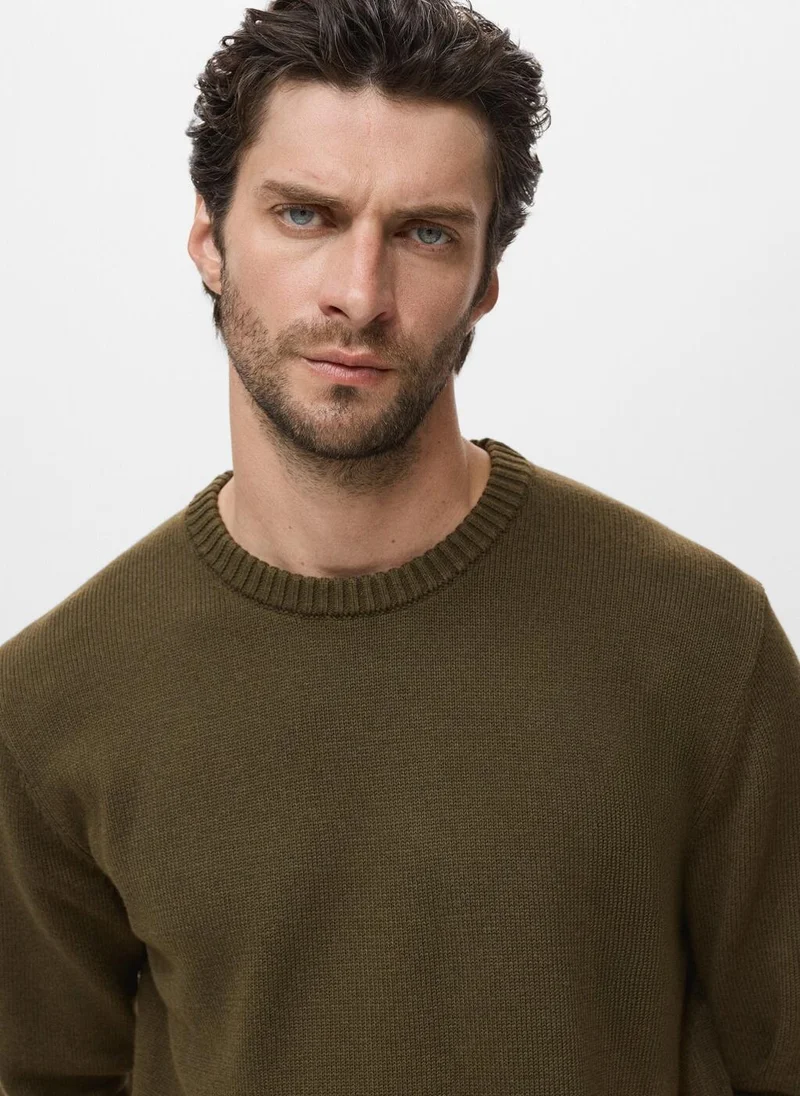 مانجو مان Fine ribbed-knit sweater