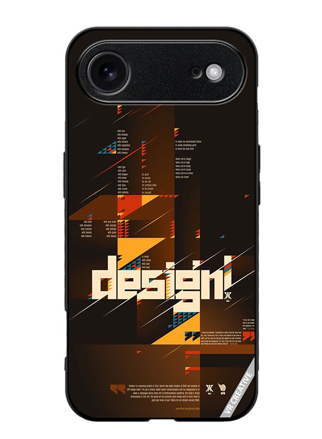 VR CREATIVE غطاء حماية لجهاز آبل آيفون 17 إير بتصميم متعدد الألوان