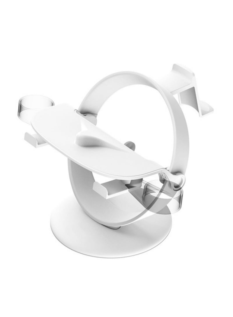 "حامل وحدات تحكم Meta Quest 3، حامل عرض سماعة VR، إكسسوارات لوحدات تحكم Meta Quest 3 و Quest 2 VR، قاعدة شحن ومنظم تخزين" - Image 3