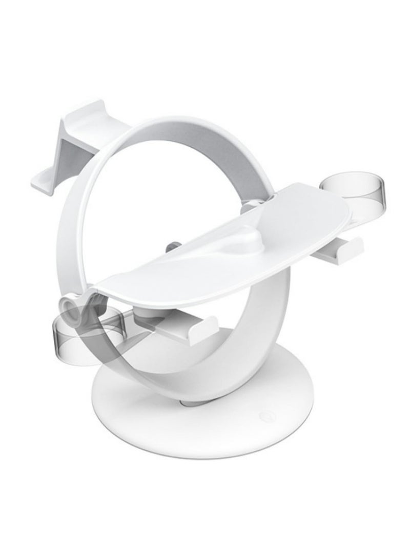 "حامل وحدات تحكم Meta Quest 3، حامل عرض سماعة VR، إكسسوارات لوحدات تحكم Meta Quest 3 و Quest 2 VR، قاعدة شحن ومنظم تخزين" - Image 4