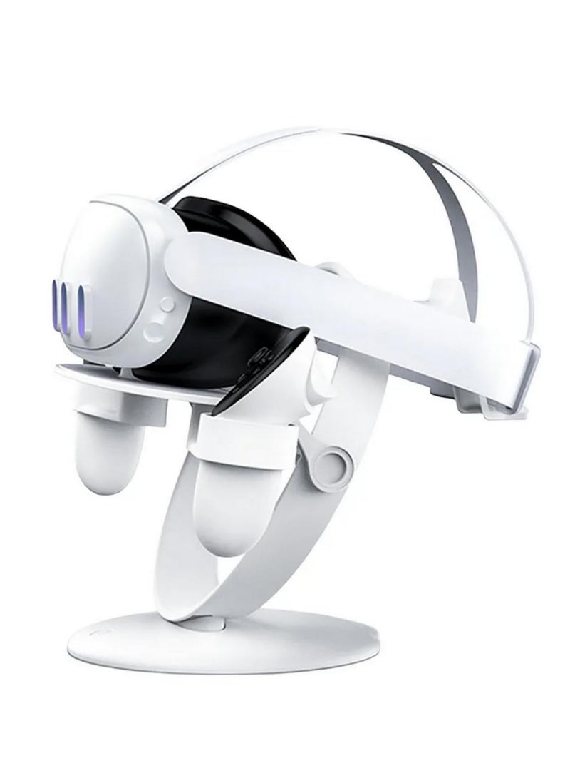 "حامل وحدات تحكم Meta Quest 3، حامل عرض سماعة VR، إكسسوارات لوحدات تحكم Meta Quest 3 و Quest 2 VR، قاعدة شحن ومنظم تخزين" - Image 2