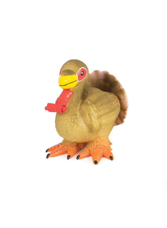 بيت سيف لعبة PetSafe Busy Buddy Squeeze Meeze - لعبة ممتعة للكلاب من اللاتكس مزودة بصافرة - للمضغ الخفيف - ديك رومي - Image 2