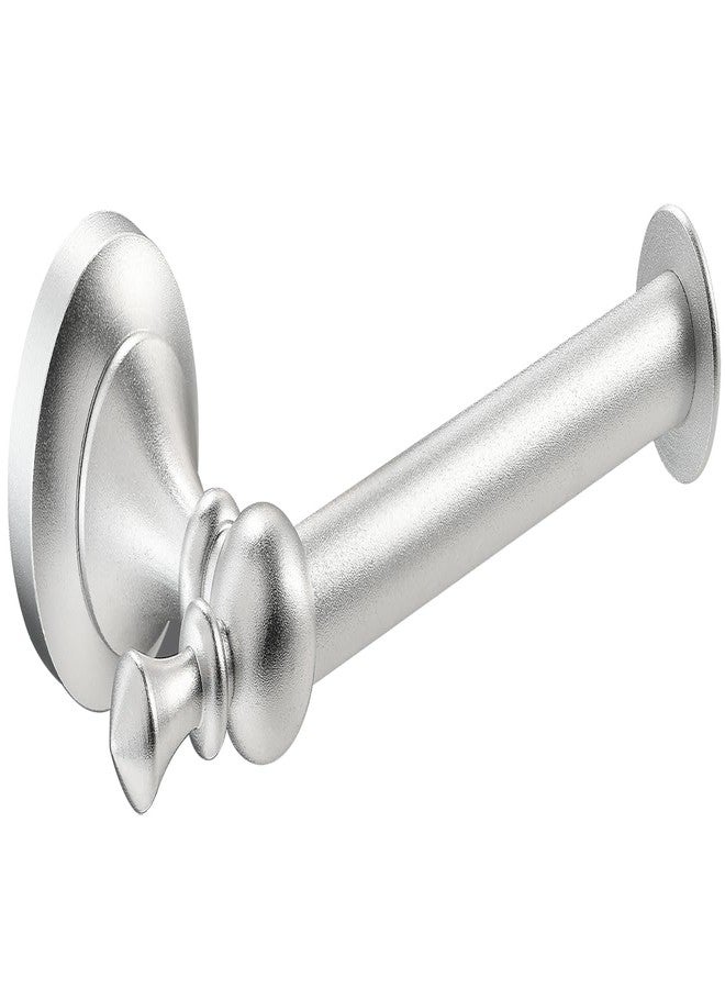 Katezon Toilet Paper Holder Wall Mount - Retro Round Luxury Silver Tissue Roll Holders for Mega Roll, Premium Aluminum Toilet Paper Roll Holder for Bathroom, Washroom, Rustproof (Silver) - Image 1