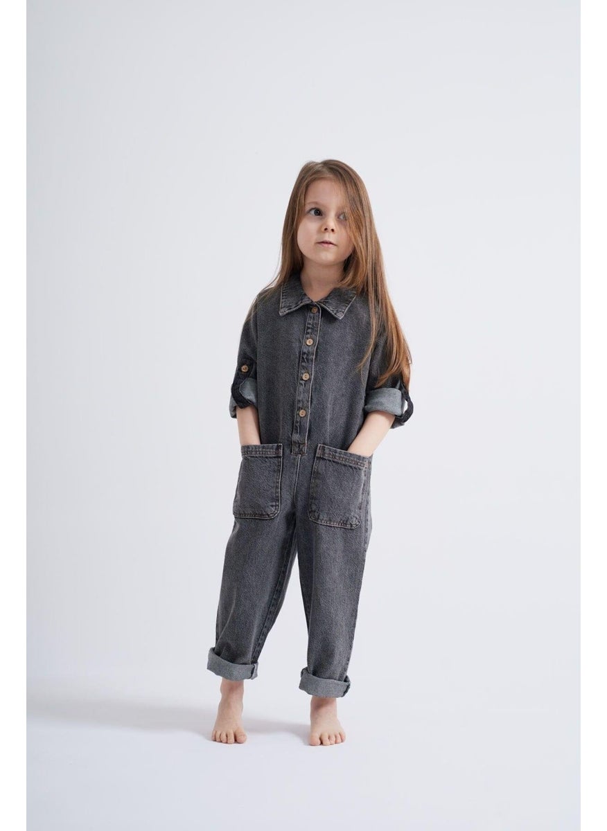 Black Long Sleeve Denim Overalls - pzsku/ZBF18AD99D0D181367105Z/45/_/1741309481/7f6e1f80-a1ca-44ce-8e86-181dd2c64e2b