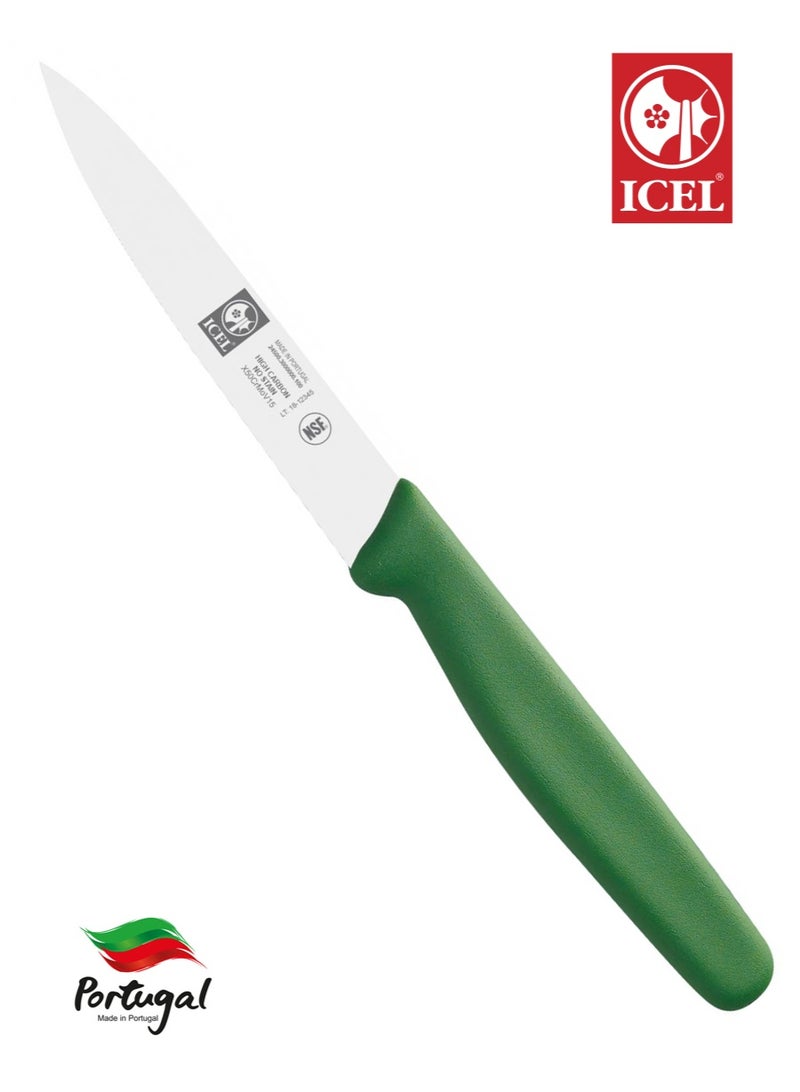 ICEL 4-inch Straight Pairing Knife 5 Colour Set | High-Carbon Stainless Steel Blade | Ergonomic Handle | Professional and Home Kitchen Knife Set | Made in Portugal | Available in Five Vibrant Colours - Image 5