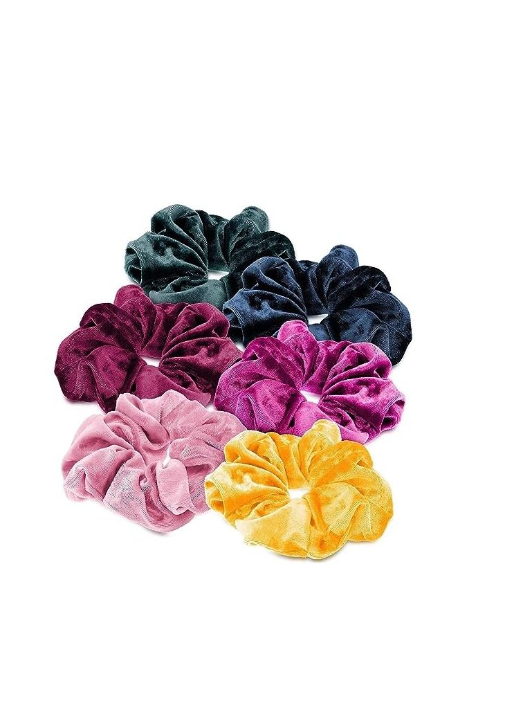 ORiTi Hair Scrunchies Velvet Elastic Hair Bands Scrunchy Hair Ties Ropes Scrunchie for Women or Girls Hair Accessories 20 PCS SET - Image 4