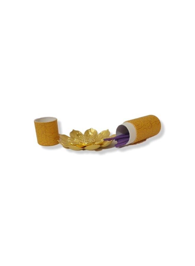Al Zaabiah Golden Lotus Flower Incense Burner  - Image 5