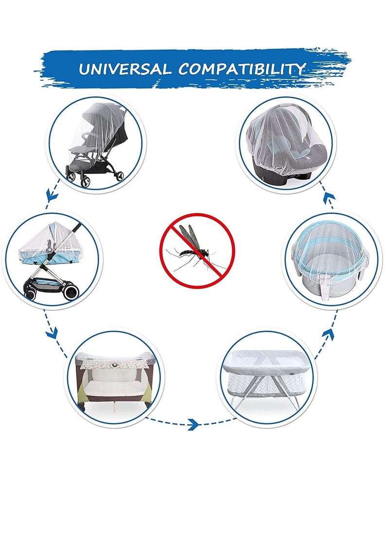 Arabest - Baby Mosquito Net for Stroller, Durable Bug Net for Stroller, Bassinets, Cradles, Playards, Pack N Plays and Portable Mini Crib - Image 1