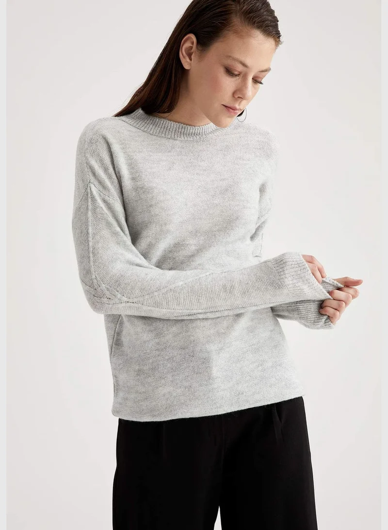 DeFacto Woman Regular Fit Crew Neck Tunic