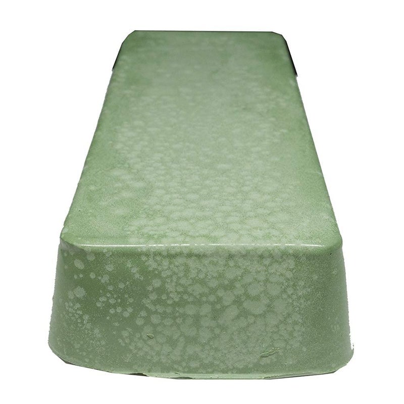Benchmark Abrasives Buffing Compound for Metal Polishing Removing Scratches from Hard Metals, Stainless Steel, Chrome, Iron, 1 Pound Bar (Emerald Green) - Image 3