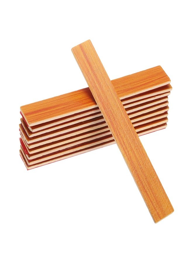 CoCud Dollhouse Flooring, 3.94" Length, Wood Self Adhesive Miniature Dollhouse Wood Flooring Peel and Stick - (Applications: for Dollhouse Decoration), 20-Pieces - Image 1