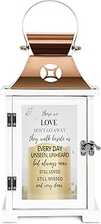 SUJUN Memorial Lantern -Thoughtful Funeral Gifts for Loss of a Loved One, Memorial Gifts, Sympathy Gifts, Bereavement - Image 1