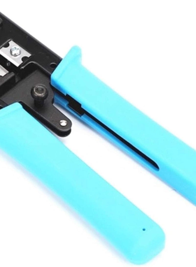 GGOOT Hardware Tools Crimping Pliers, Through Hole, RJ45/11/9 Network Crystal Head Three with Wire Clamp - Image 4