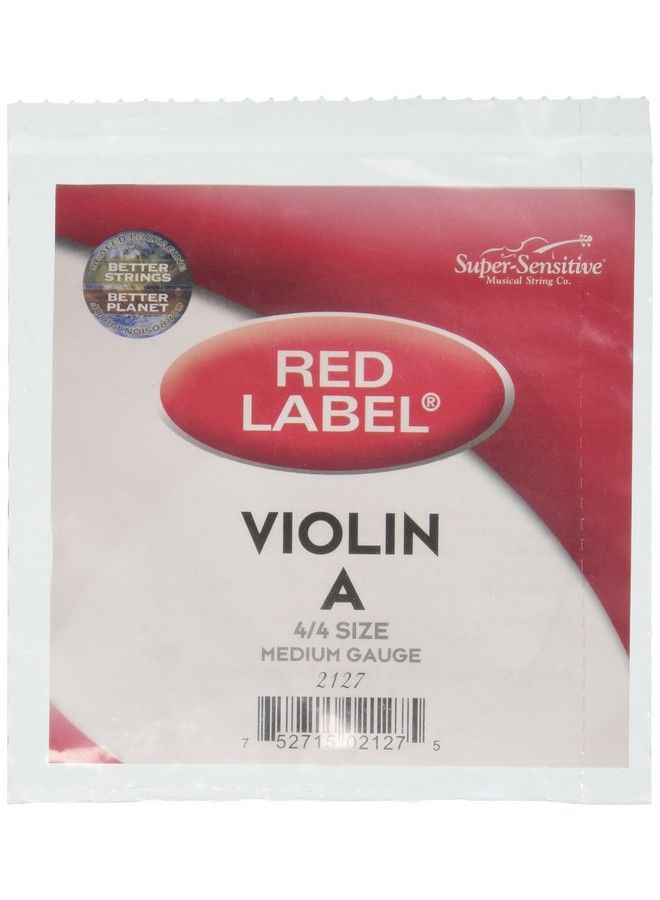 Super Sensitive Red Label Violin A String 4 4 Medium - Image 1