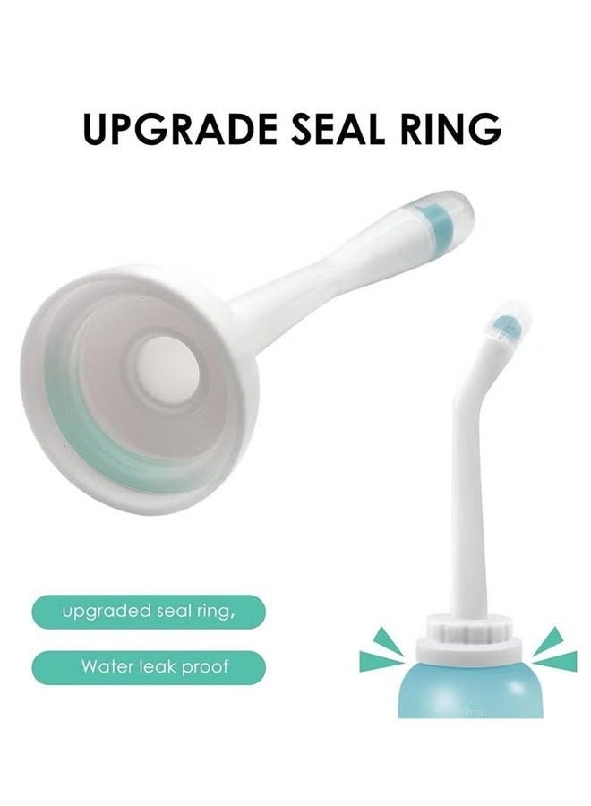 YOONISPRO Portable Bidet Sprayer Travel Shattaf for Toilet Personal Hygiene Cleaning/Soothing Postpartum Care/Baby Care Travel Bidet With Hand Held Bidet Bottle 500ML (Green Color) - Image 5