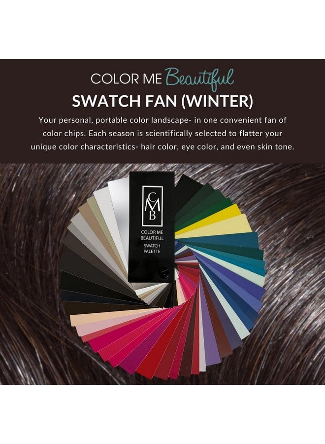 Color Me Beautiful Winter Swatch Fan by Color Me Beautiful, Personalized Color Guide Book for Selecting Clothing, Makeup and Accessories, Portable and Compact, 48 Custom Matched Chips - Image 3