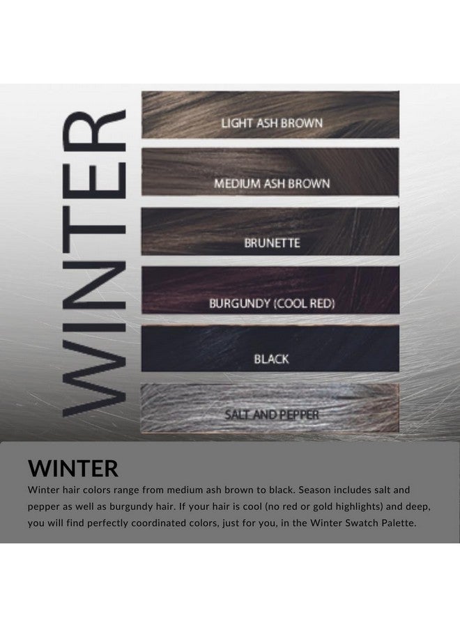 Color Me Beautiful Winter Swatch Fan by Color Me Beautiful, Personalized Color Guide Book for Selecting Clothing, Makeup and Accessories, Portable and Compact, 48 Custom Matched Chips - Image 5