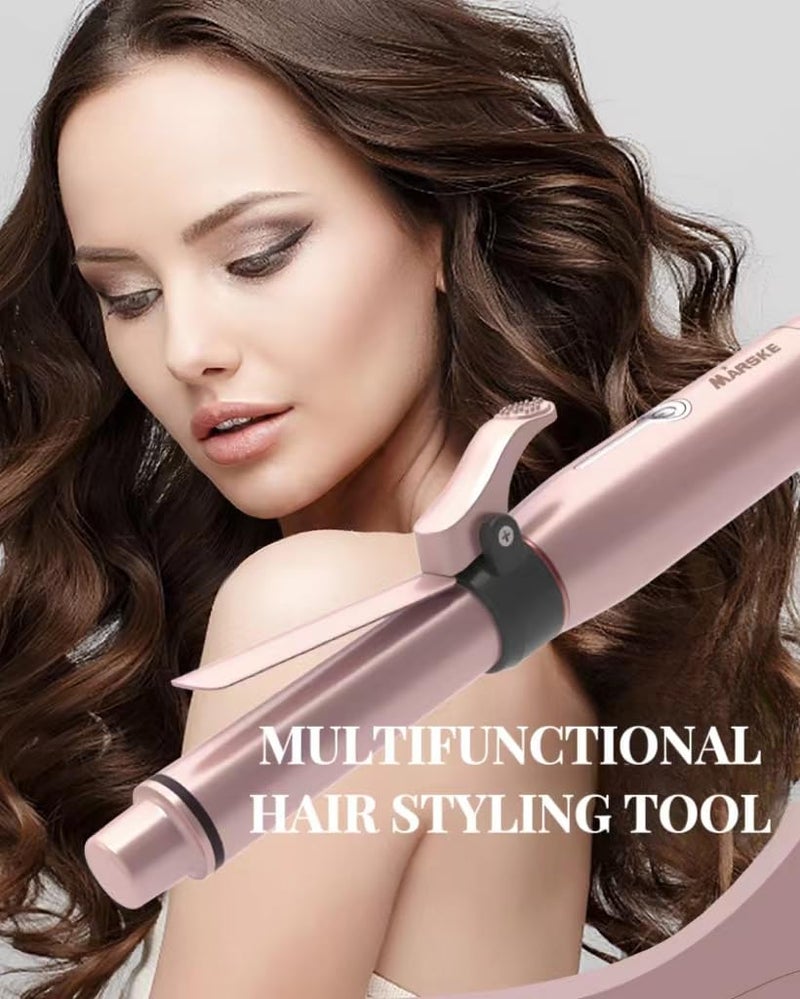 MARSKE Cordless Curling Iron, Mini Curling Iron, Travel USB Rechargeable Ceramic Curling Wand,Hair Straightener and Curler 2 in 1, Mini Flat Iron with 3 Temp Setting, Curlers for Short Hair - Image 4