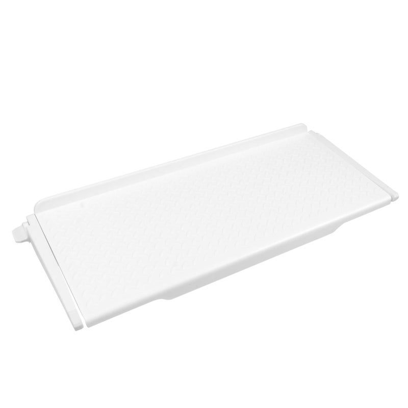 Adjustable TV Shelf Storage Bracket Non Skid No Drill Design Large White Space Saving Organizer Stand - Image 2