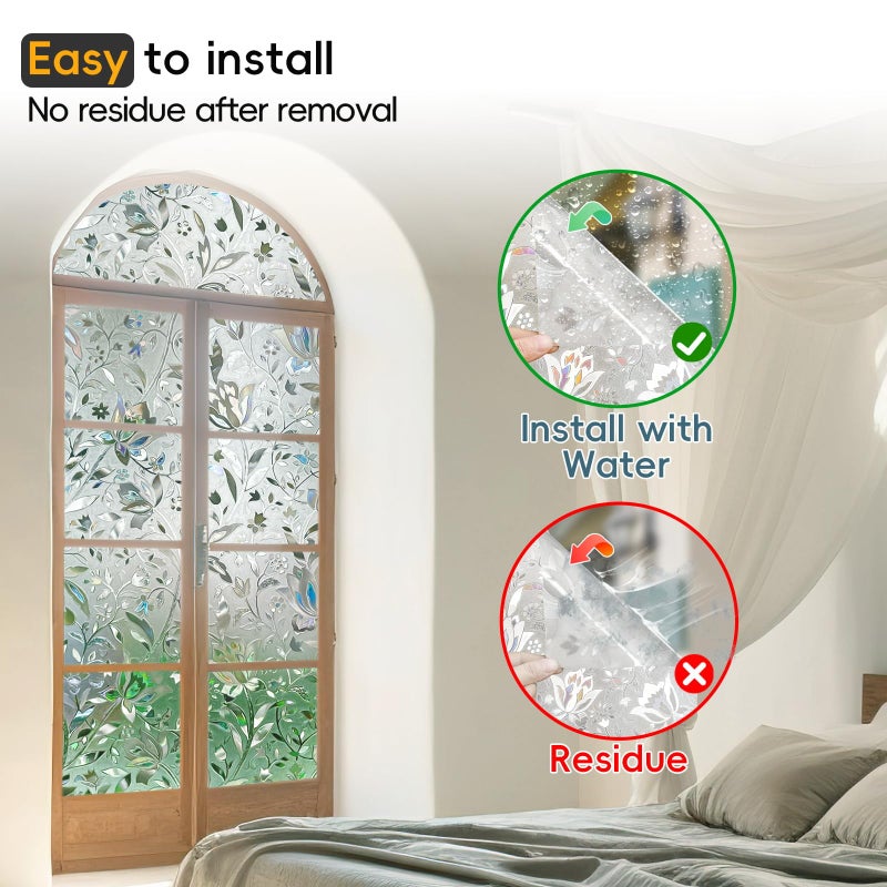 Dwersty Window Privacy Film 17.5 inch by 78.74 inch - Image 4