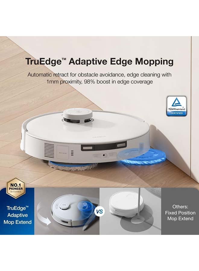 إيكوفاكس المكنسة الكهربائية الروبوتية  DEEBOT T30 PRO Omni 1000 W DDX14، باللون الأبيض. 1000.0 W DDX14 - Image 2