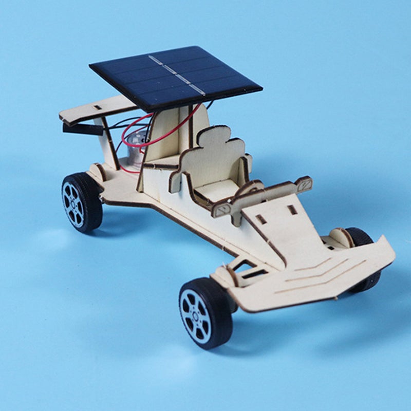 1 Set DIY Handmade Solar Energy Powered Assemble Toy Plaything - Image 1